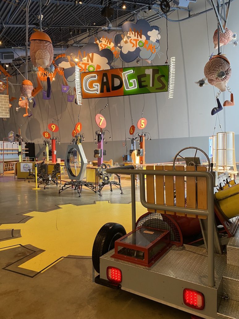 The Gadgets exhibit at COSI - science museum in Columbus, Ohio.