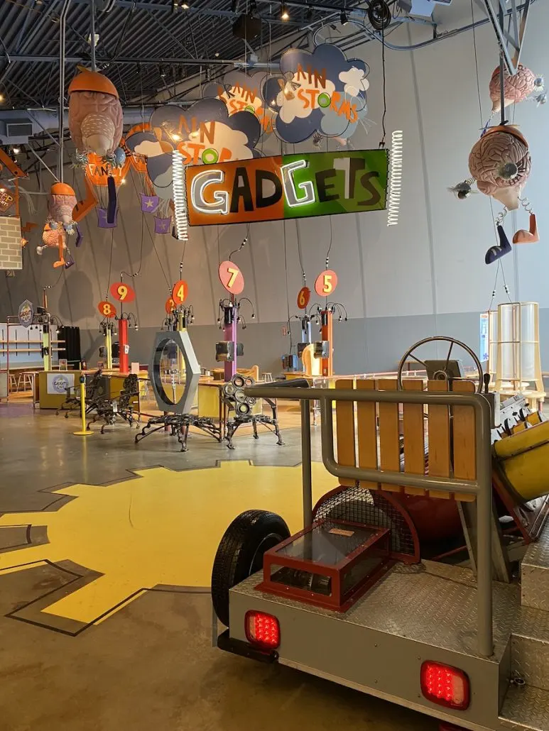 The Gadgets exhibit at COSI - science museum in Columbus, Ohio.