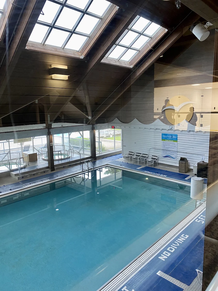 Indoor Pool at Maumee Bay State Park.