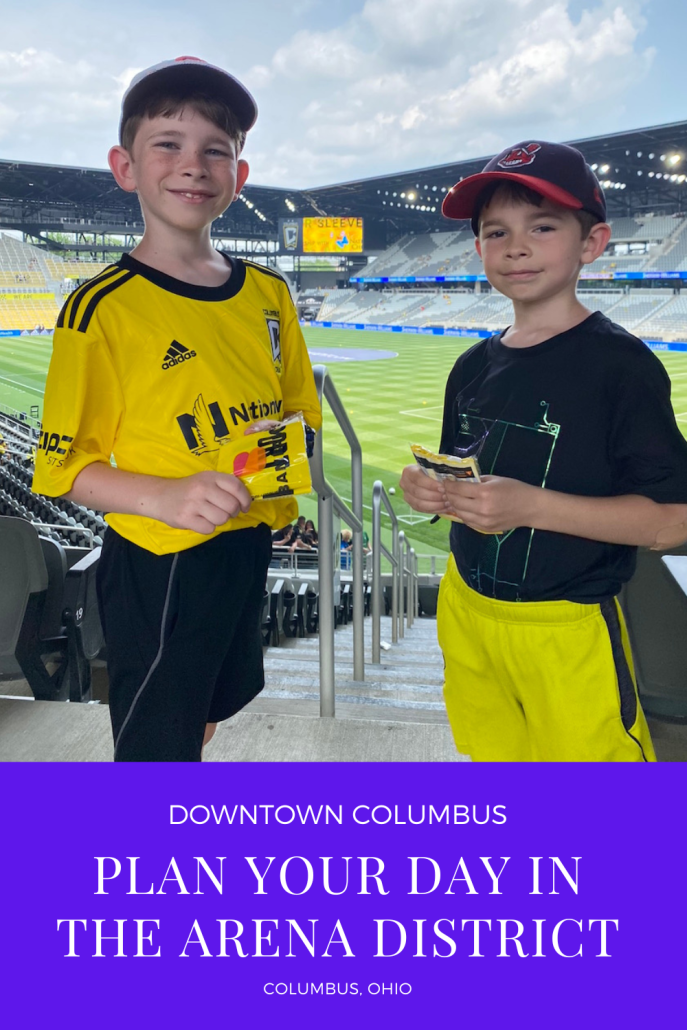 The Arena District in downtown Columbus is your destination for family fun!