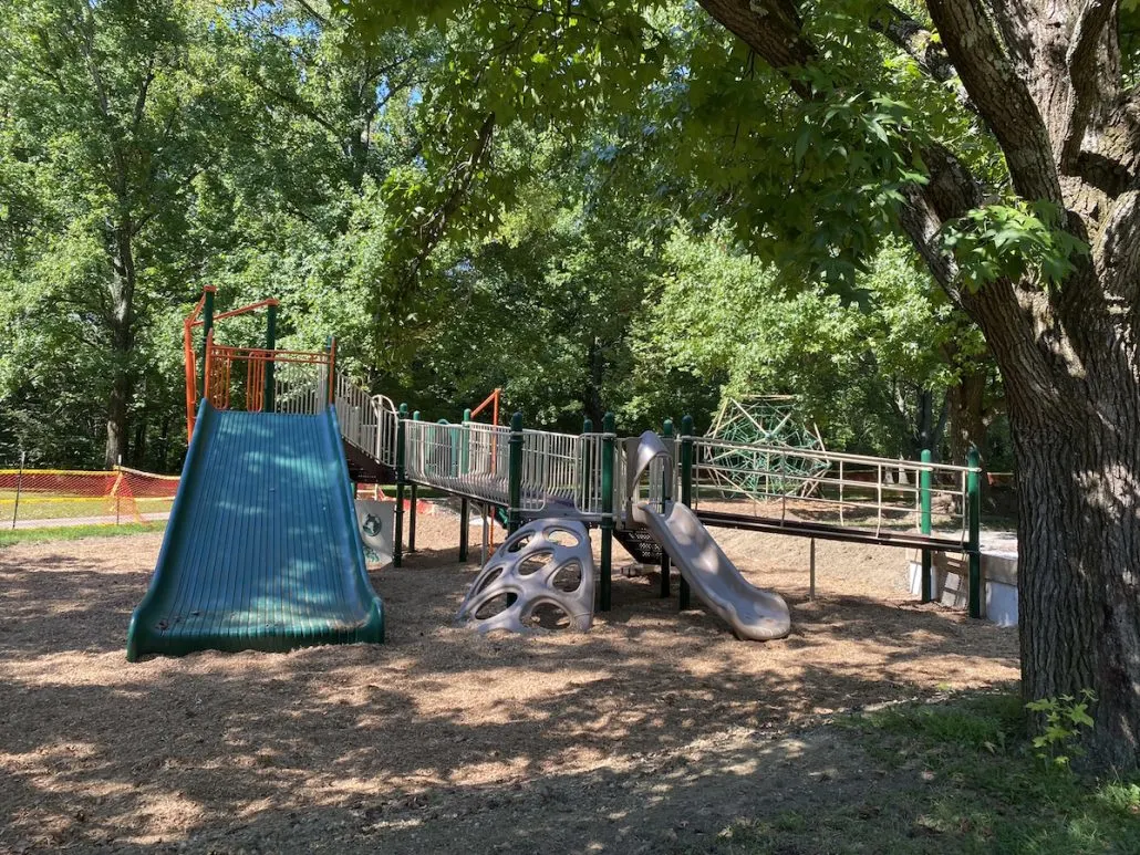 new playground at Battelle Darby Creek Metro Park.