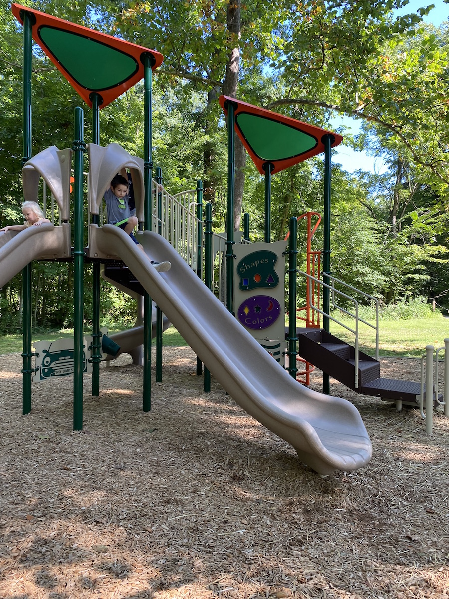New playground at Battelle Darby Creek Metro Park in Columbus, Ohio.