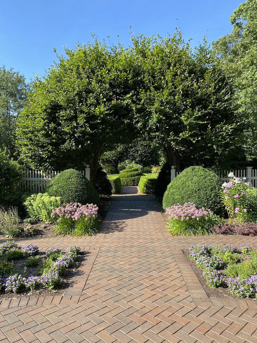 Formal Garden are at Wegerzyn Gardens, Five Rivers MetroParks.