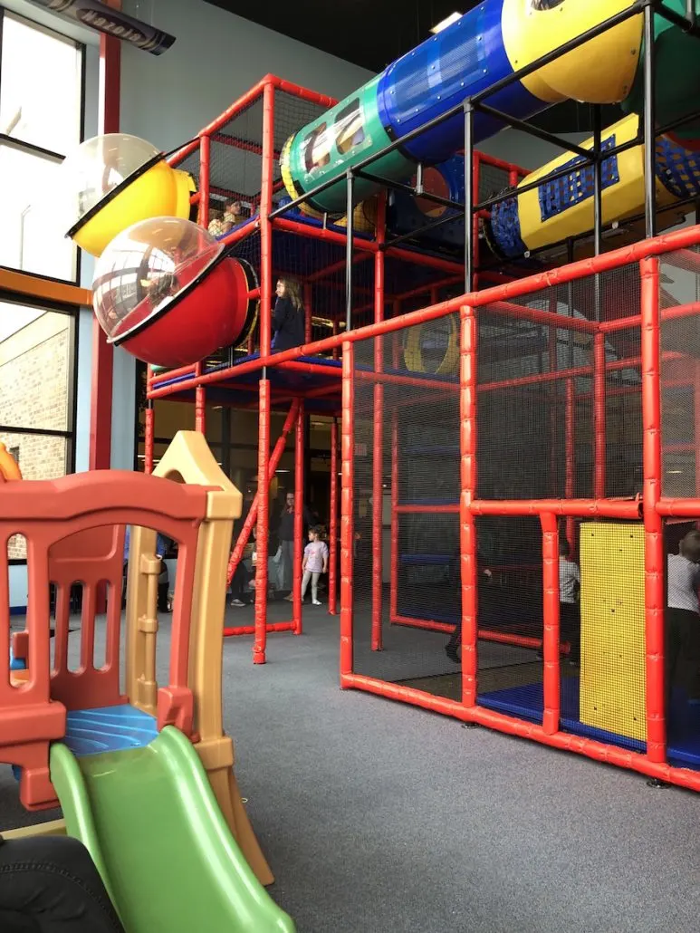 A free indoor play area at the Naz in Grove City, Ohio.
