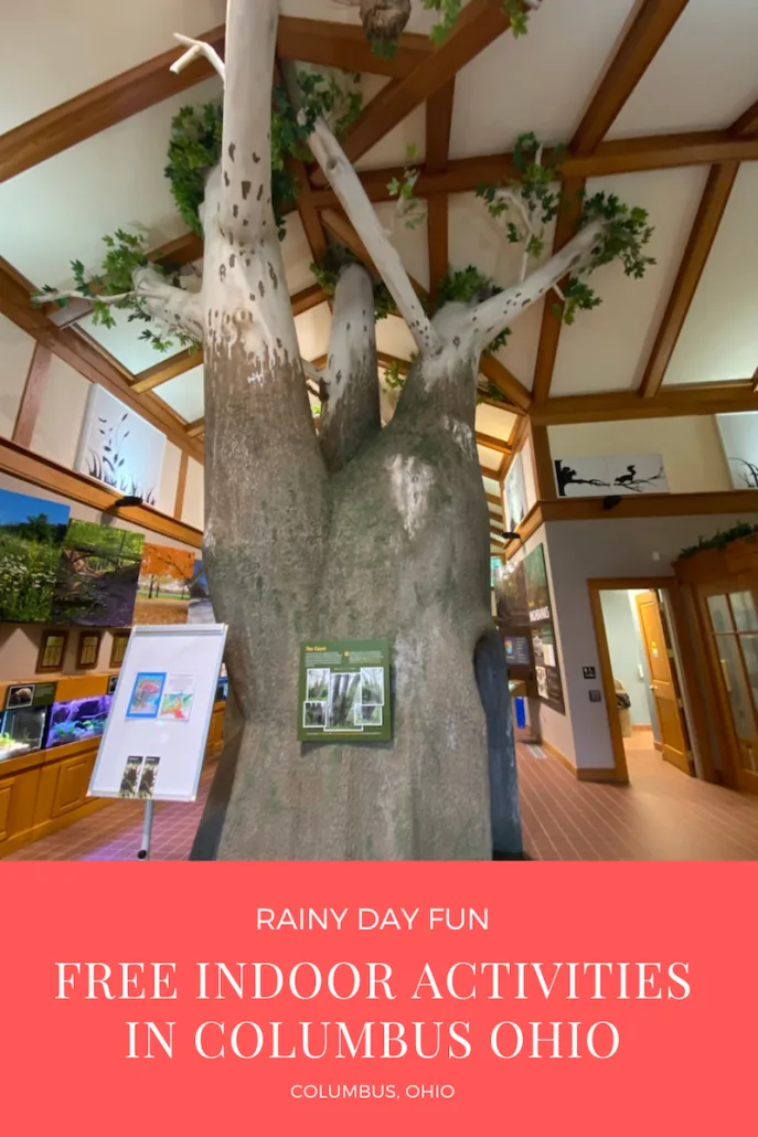Free indoor activities for kids in Columbus, Ohio for rainy days.