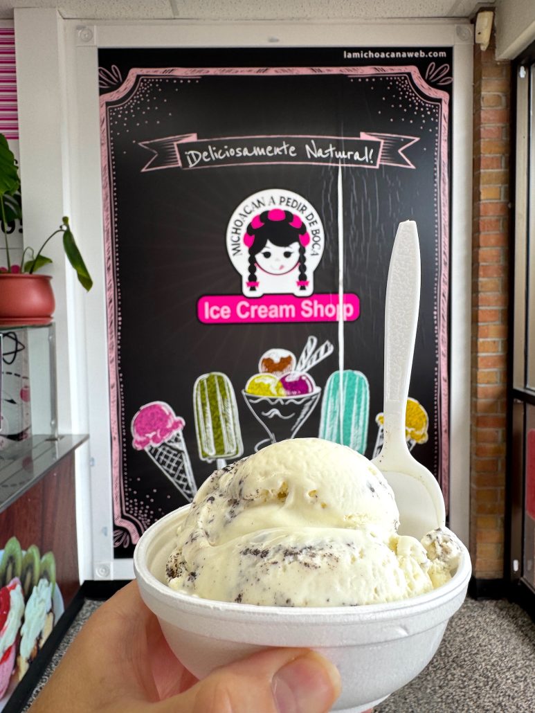 Mexican ice cream at Michoacán A Pedir de Boca in Marysville.