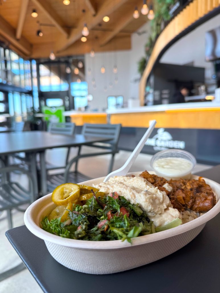 A Mediterranean-style bowl from The Garden by Poco Piatti at Glass City Metropark.