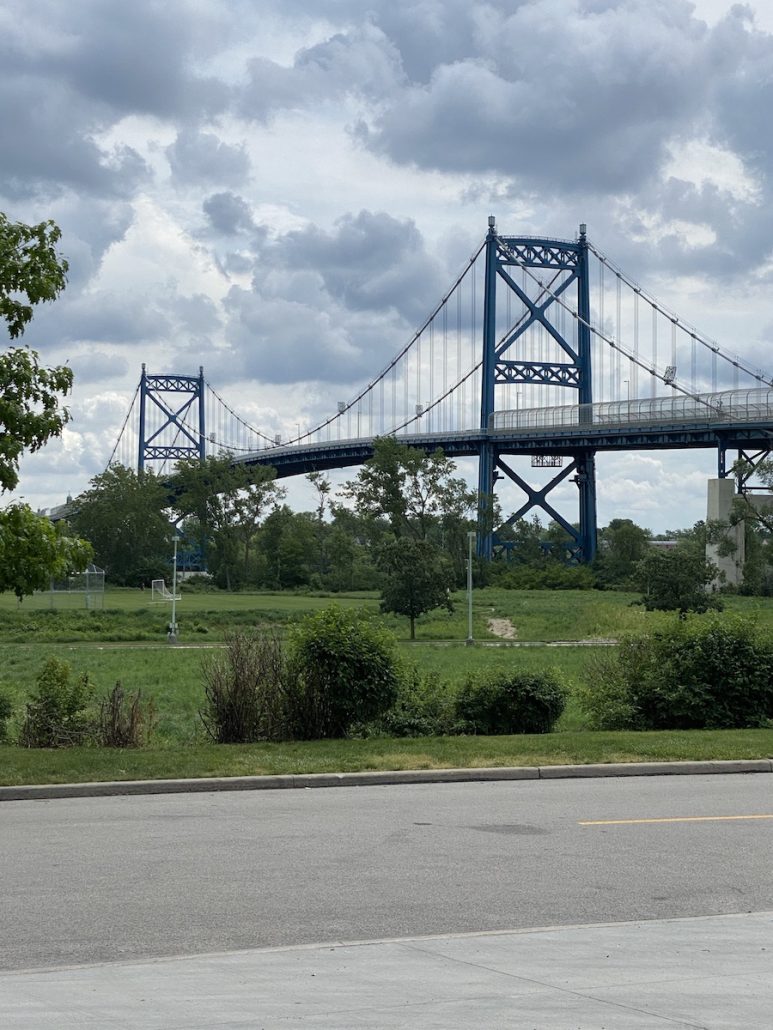 Anthony Wayne Bridge in Toledo, Ohio.