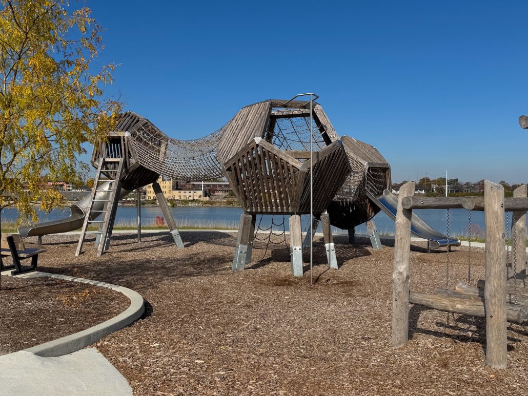 Another playground inside Glass City Metropark in Toledo, Ohio.
