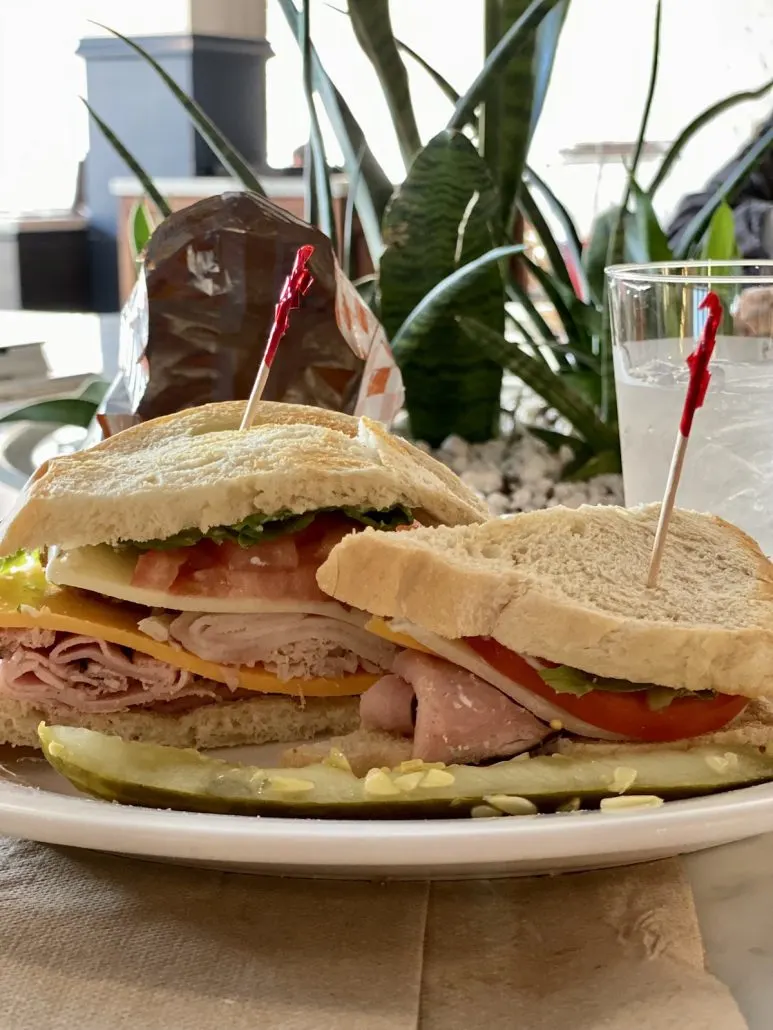 A turkey sandwich at Provisions Bakery and Deli, a restaurant in downtown Lancaster, Ohio.