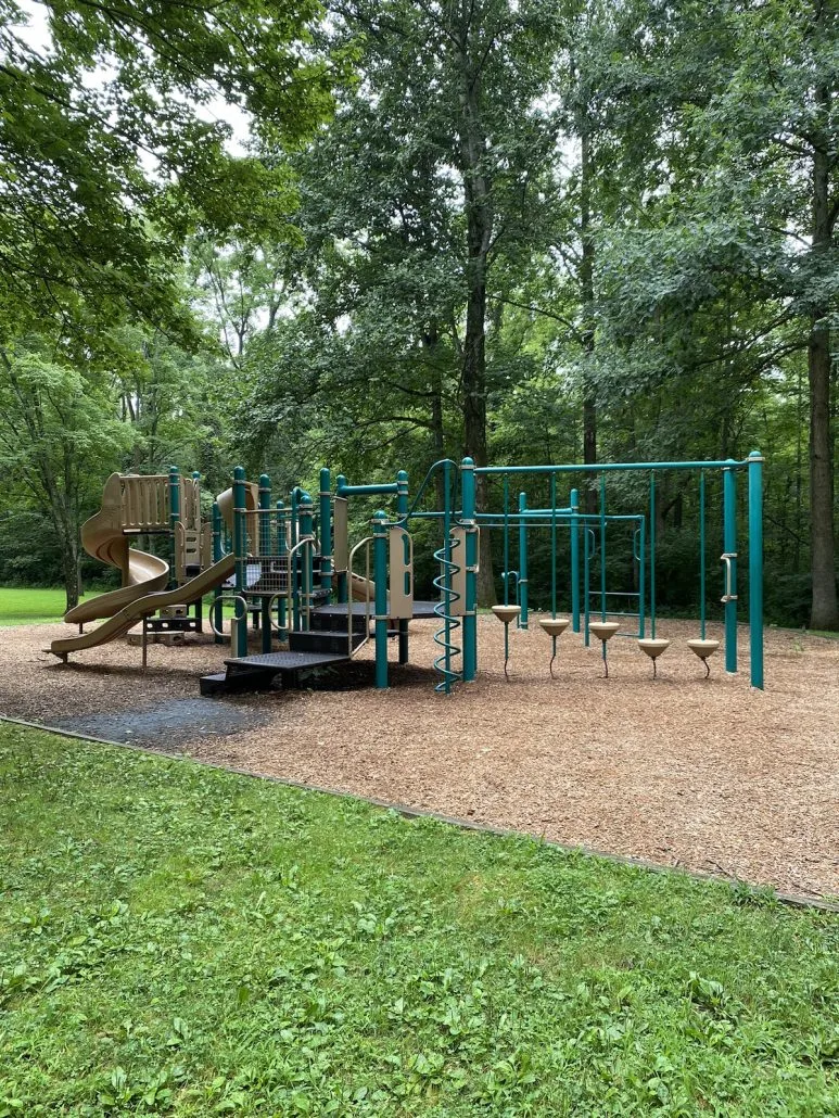 Playground at Shady Grove Picnic Area at Slate Run Metro Park.