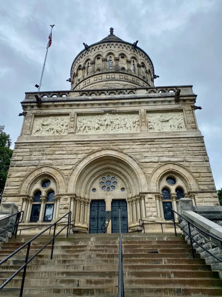 James A. Garfield monument in Lake View Cemetery in Cleveland, Ohio.