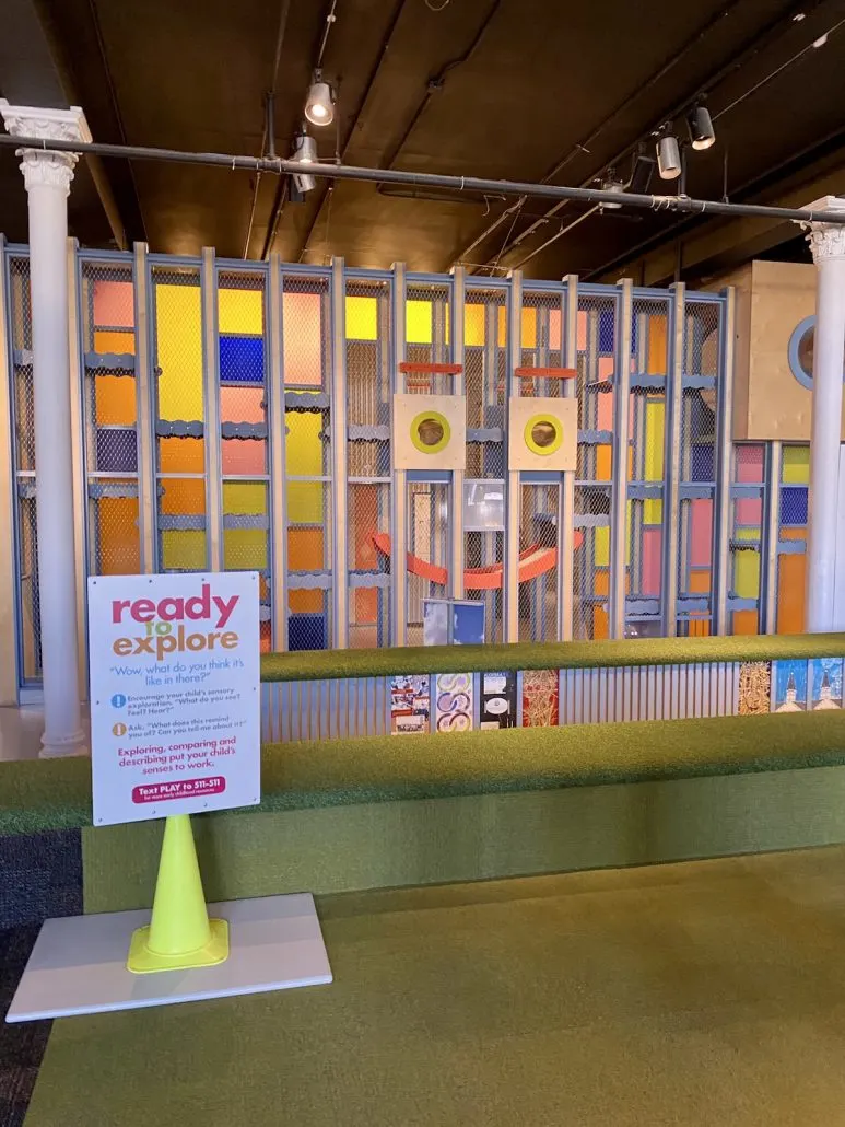 A space for kids to play in at Kentucky Science Center in Louisville, Kentucky.