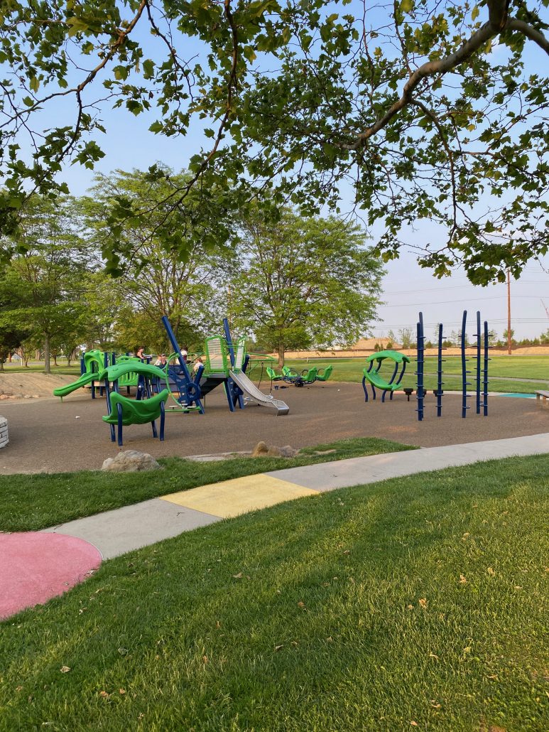 The accessible playground at Homestead Metro Park in Hilliard, Ohio.