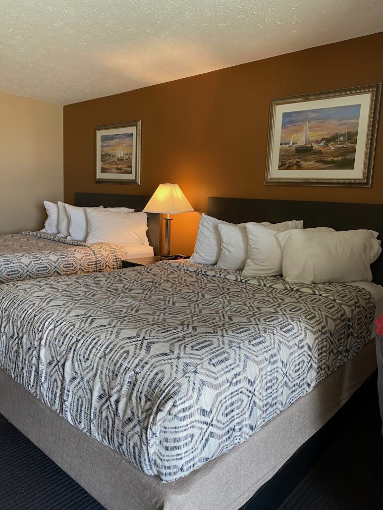 Hotel room at BayShore Resort on Put in Bay.