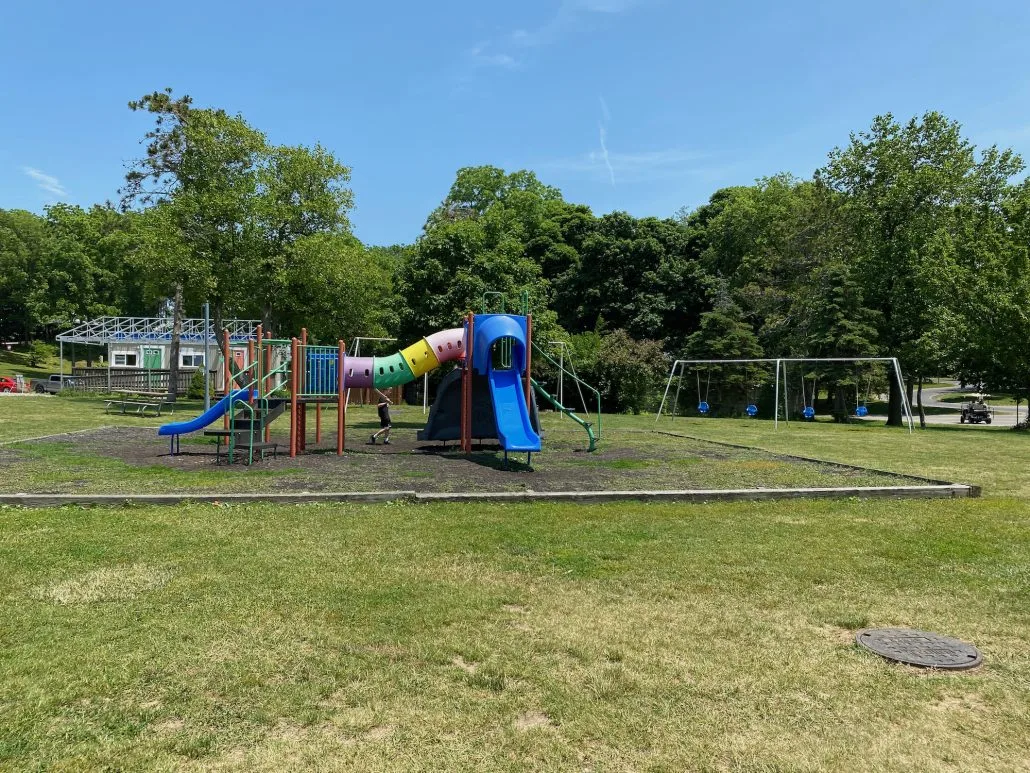 The playground at South Bass Island State Park on Put-in-Bay.