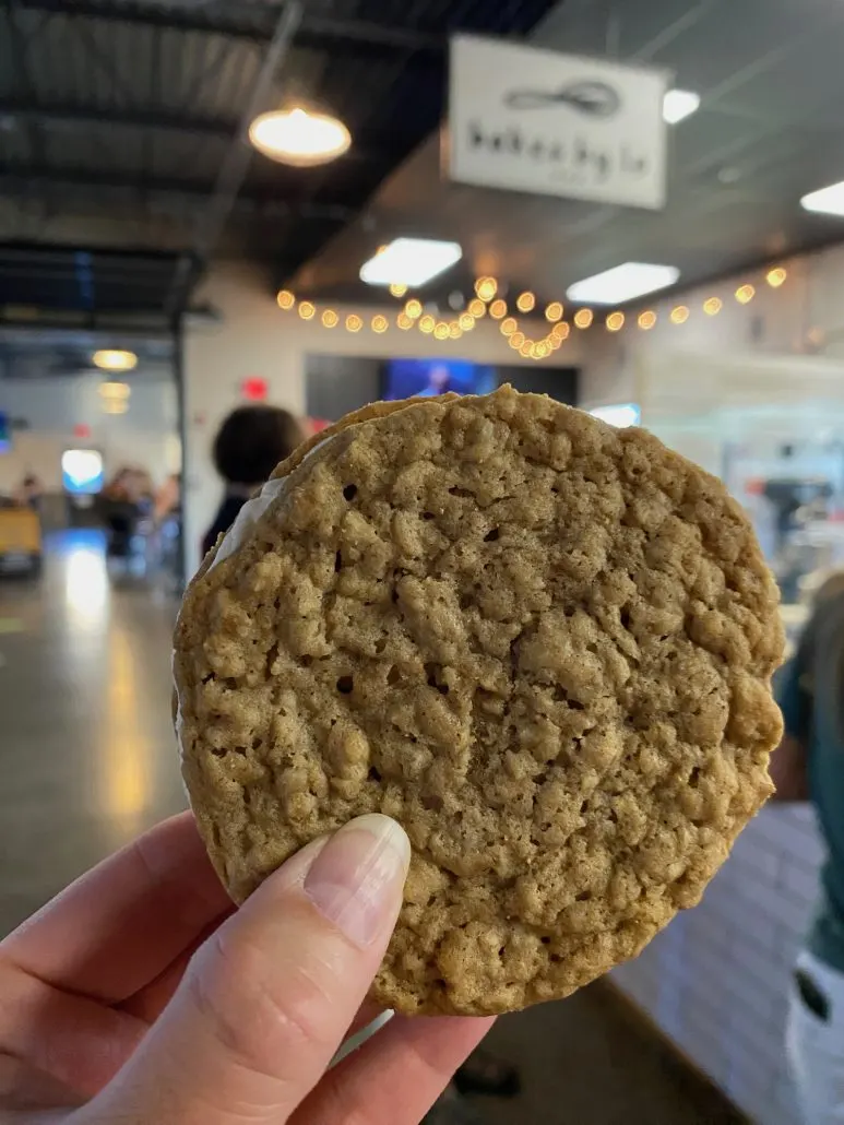 Oatmeal cream pie from Bakes by Lo in Hilliard, Ohio.