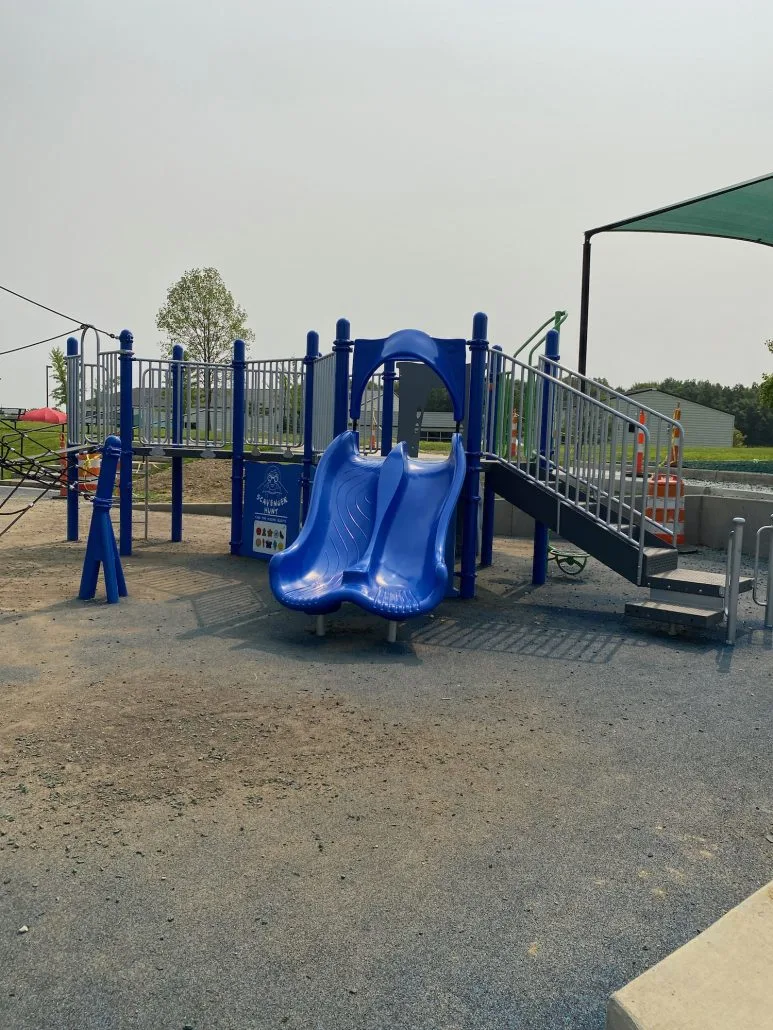 Toddler playground area at Fryer Park in Grove City.