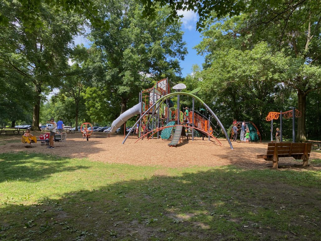 Playground at Highbanks Metro Park near Columbus, Ohio.