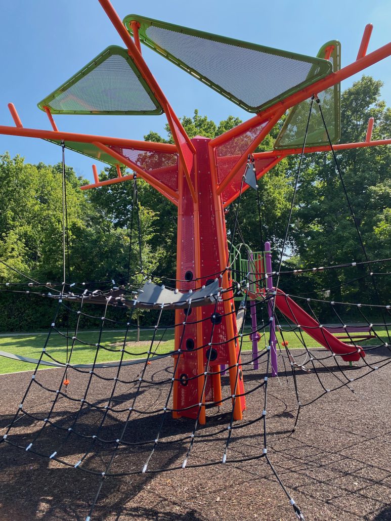 Play structure at JFK Park near Columbus, Ohio.
