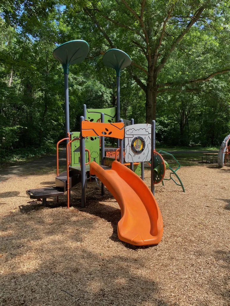 Playground for toddlers at Highbanks Metro Park.