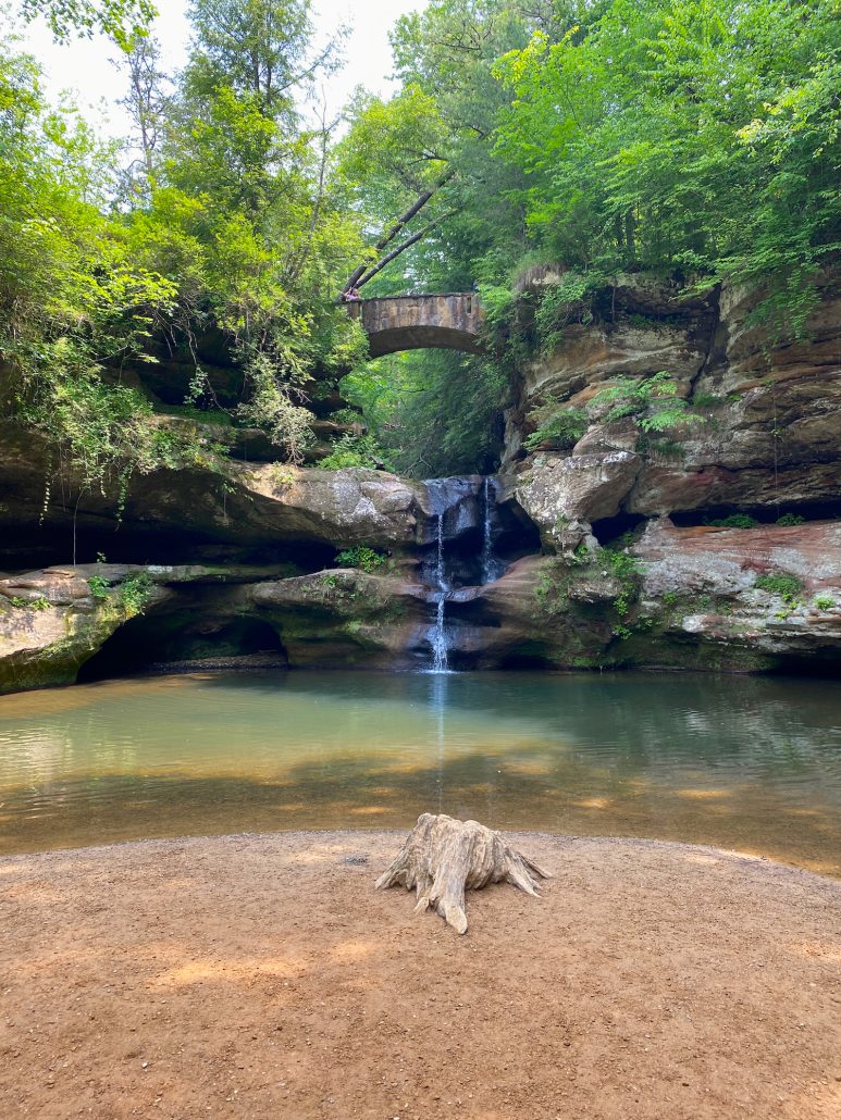 Upper Falls at Old Man's Cave in Hocking Hills State Park.
