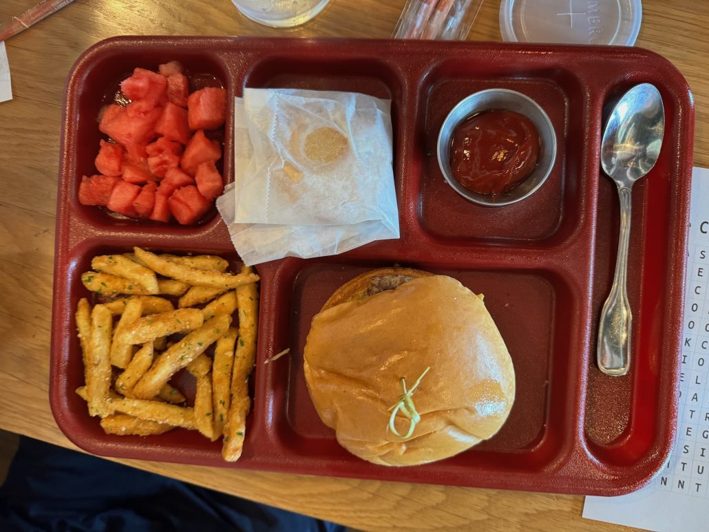 A kids meal at 101 Beer Kitchen in Westerville, Ohio.