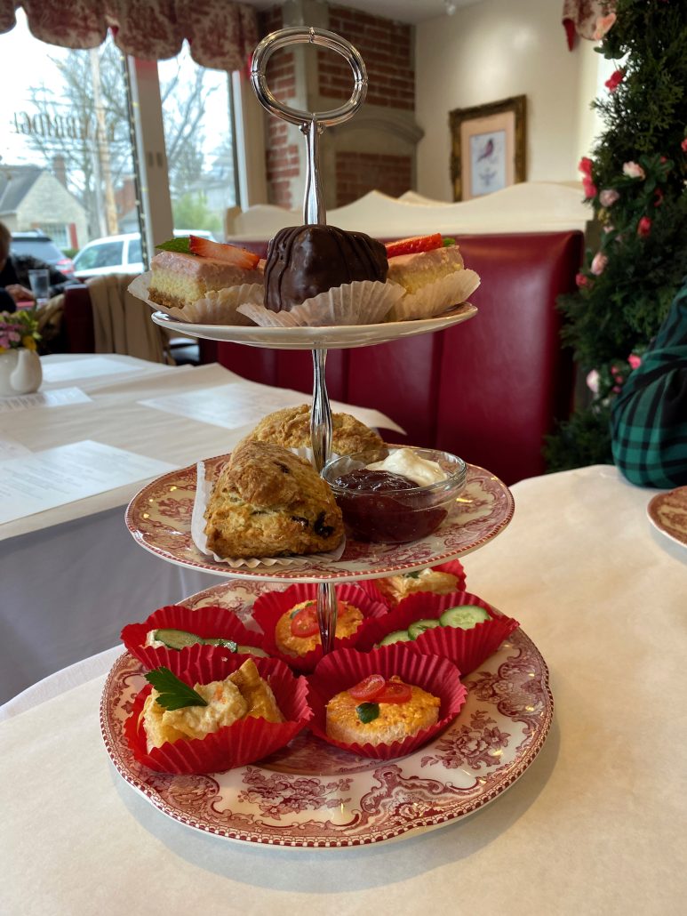 Afternoon Tea at Cambridge Tea House in Grandview Heights.
