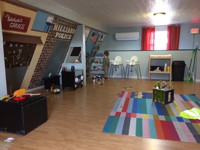 The indoor play area at Coffee Connections in Old Hilliard.