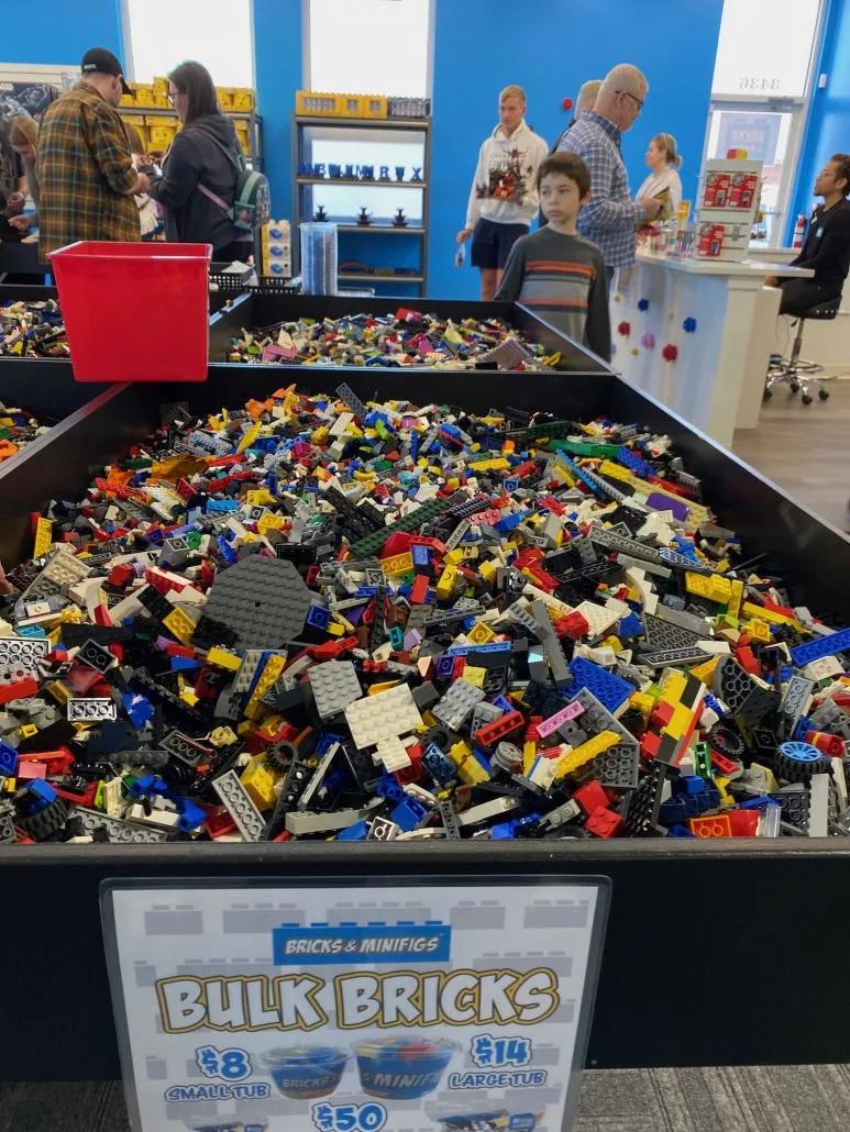 Bulk LEGO bricks for sale at BAM in Hilliard.