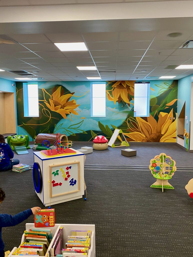 The Children's Area at the Hilliard Library.