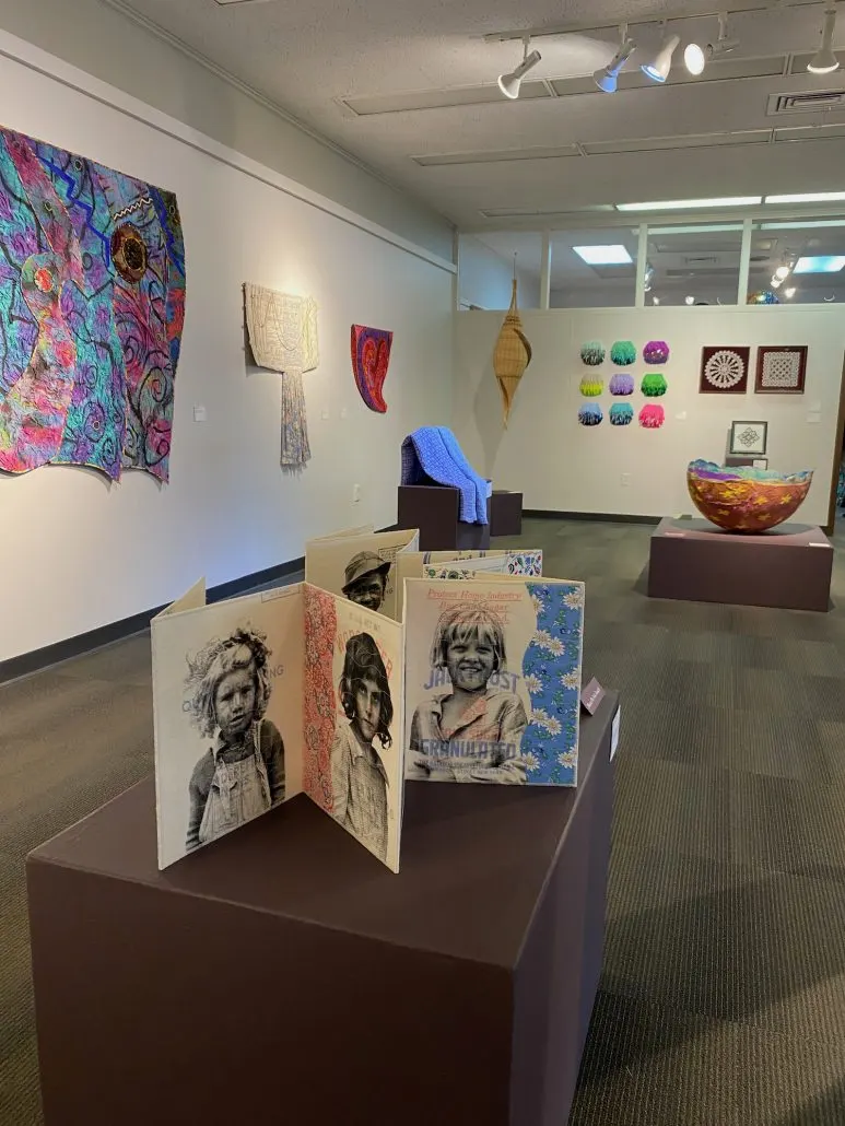 An art exhibition at The Ohio Craft Museum in Columbus, Ohio.