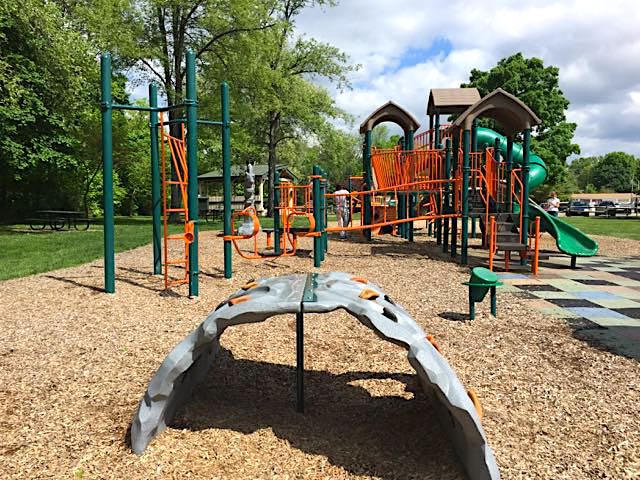 The playground at Friendship Park.