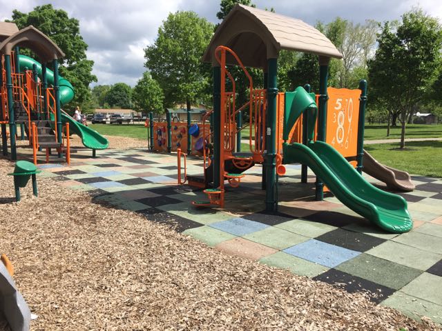 The playground area at Friendship Park in Gahanna.