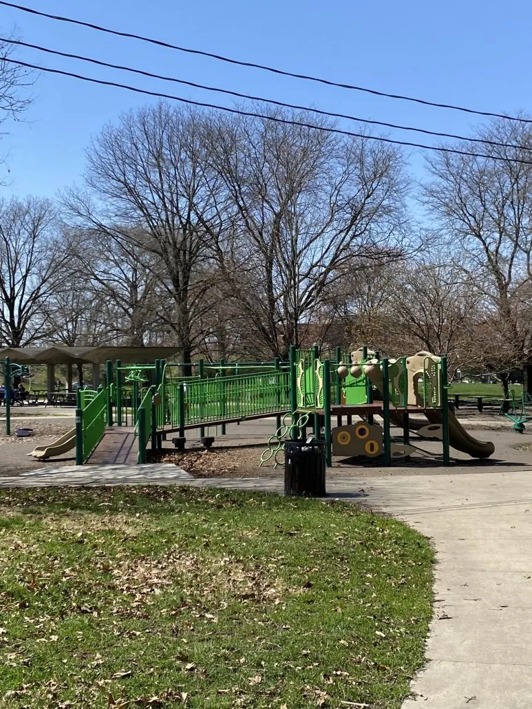 The playground at Goodale Park in the short north.