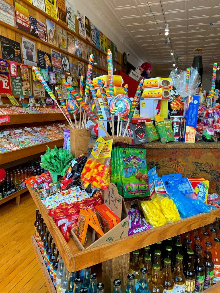 Candy for sale at Rocket Fizz in the Short North.