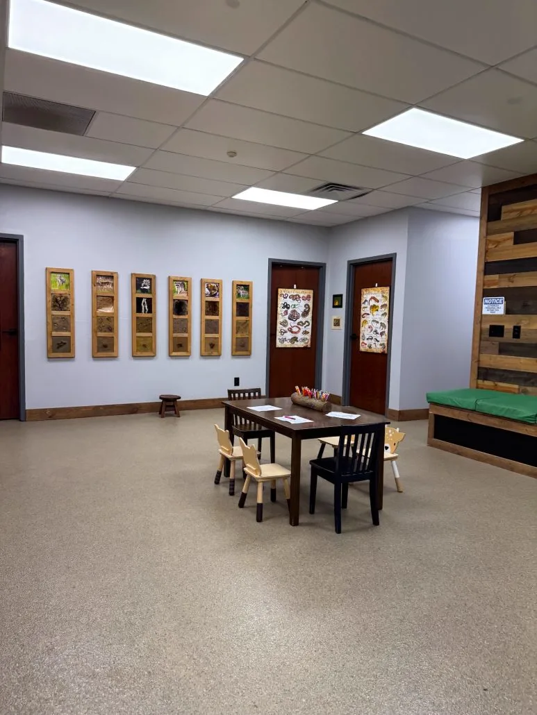 Activities for kids inside the Blacklick Woods Nature Center.