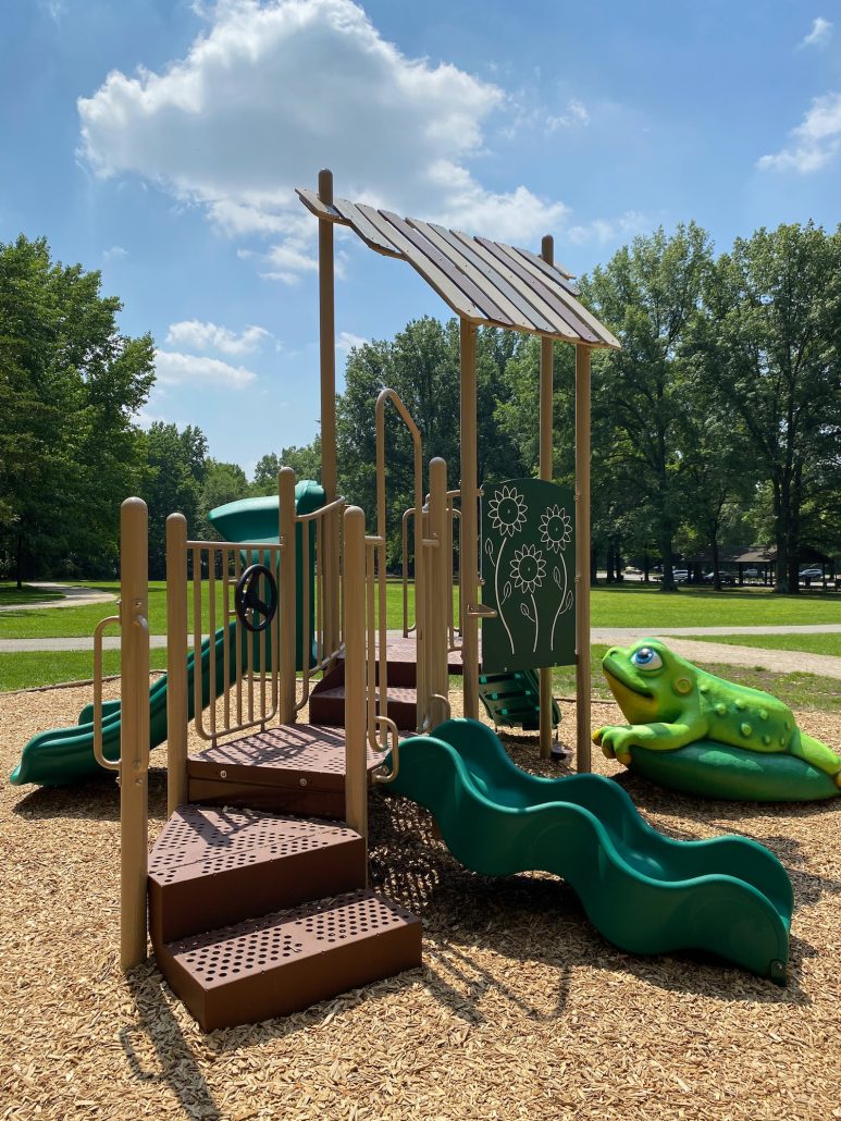 Toddler play structure at Blacklick Woods Metro Park.