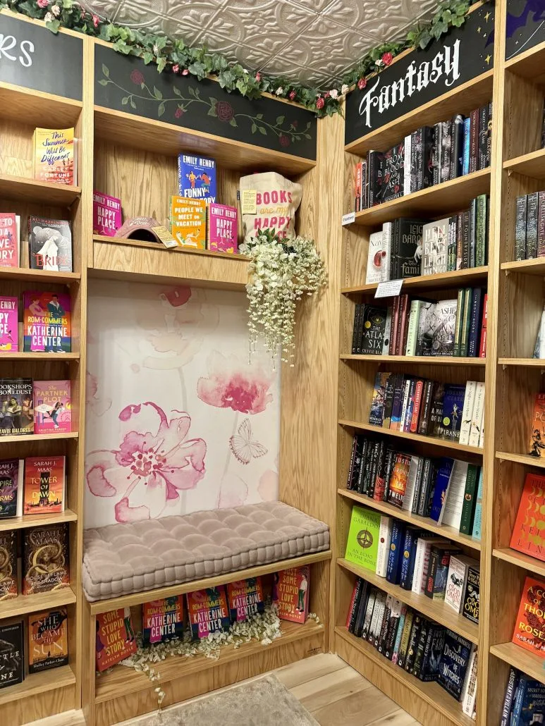 The romance room at Storyline Bookshop in Upper Arlington.