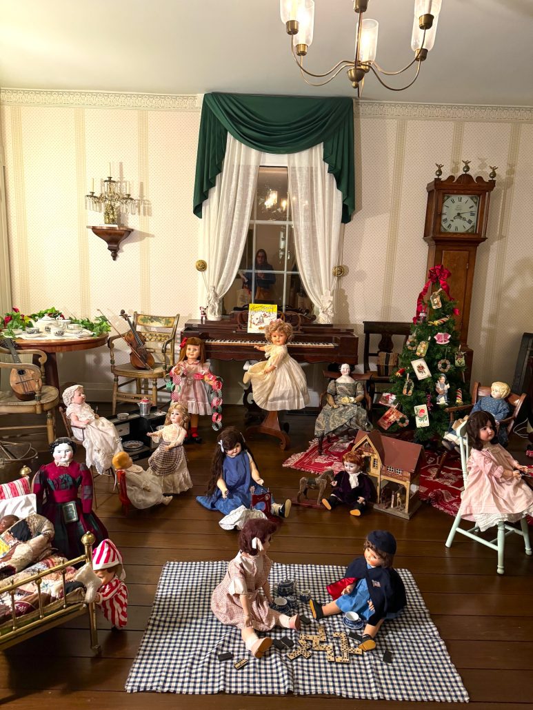 A display of dolls at The Doll Museum.