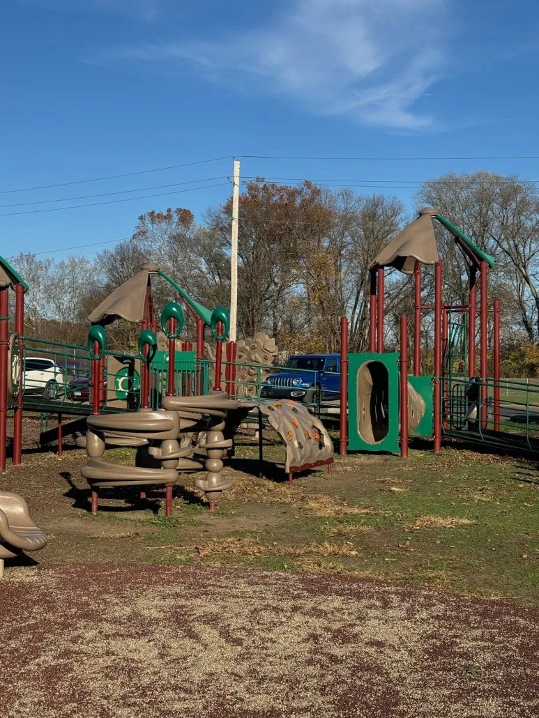 Playground structure at Mingo Park in Logan, Ohio.