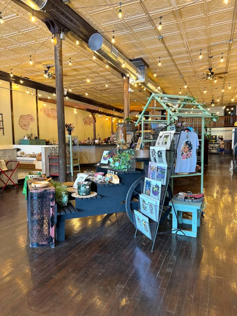 Items for sale at Copper Brick Market in downtown Delaware, Ohio.