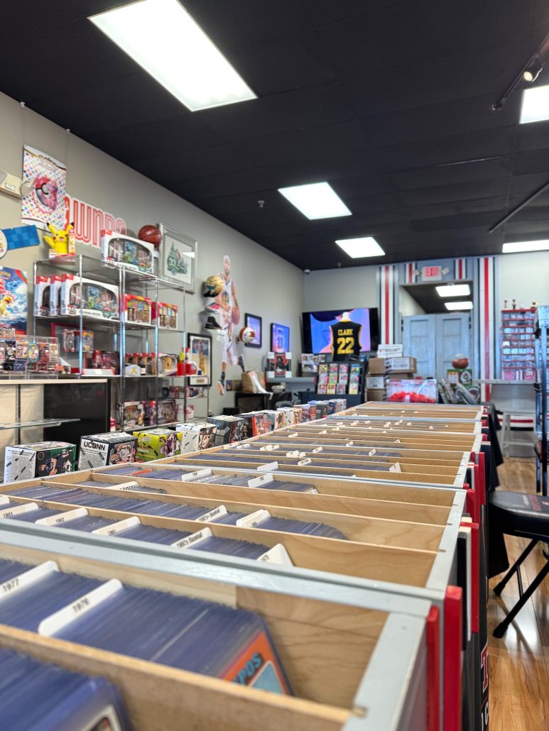 Sports cards for sale at Father Son Sports Cards in Powell.