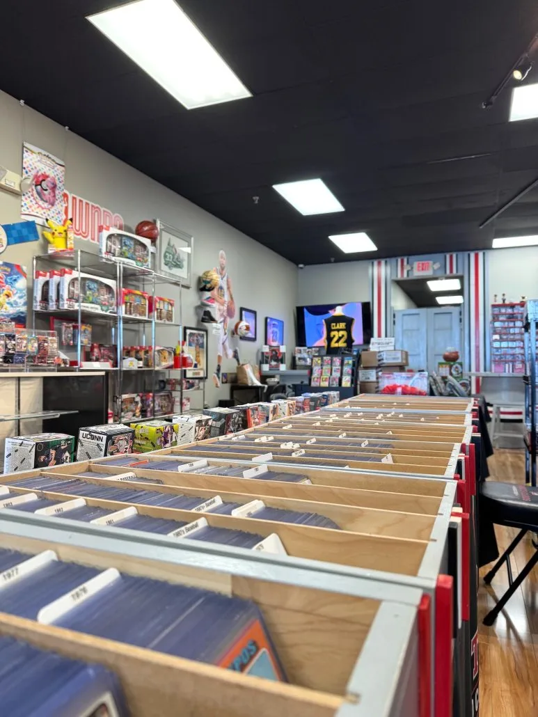 Sports cards for sale at Father Son Sports Cards in Powell.