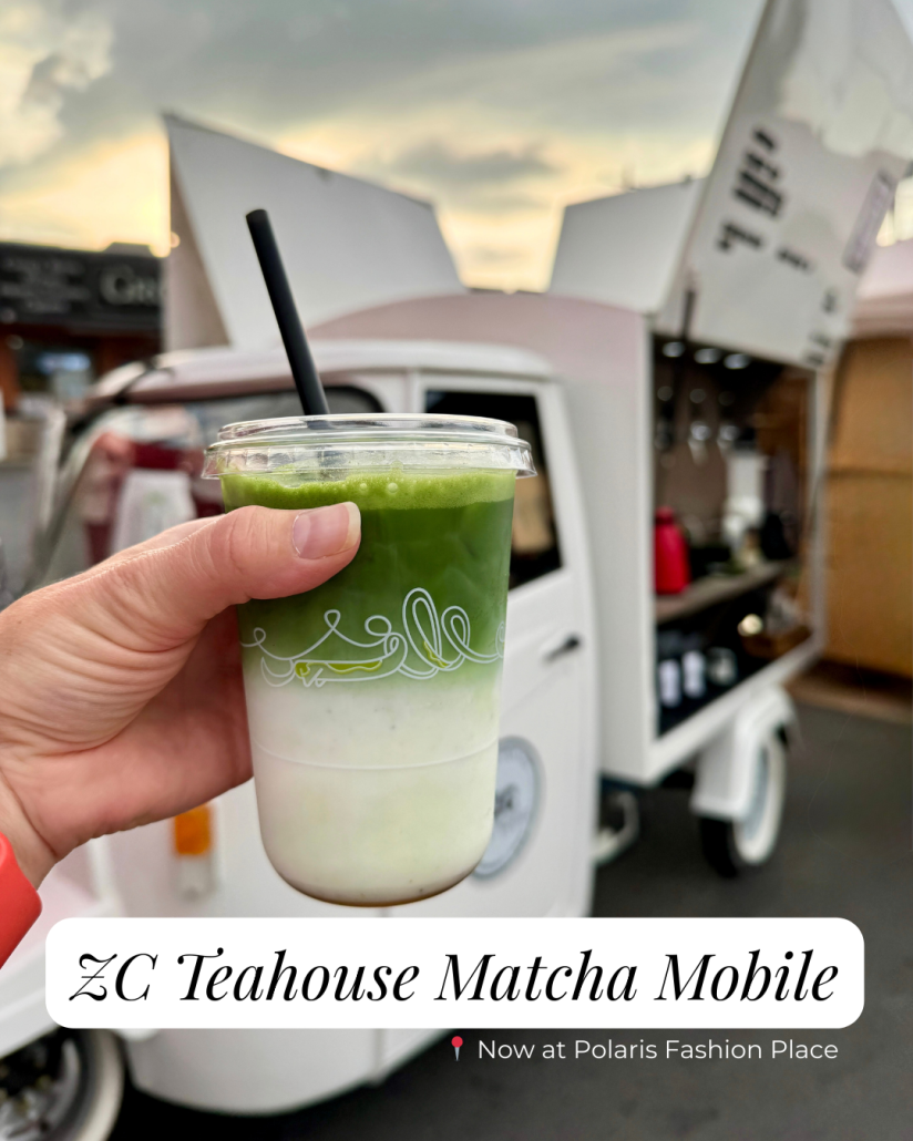 A matcha from ZC Teahouse Matcha Mobile.