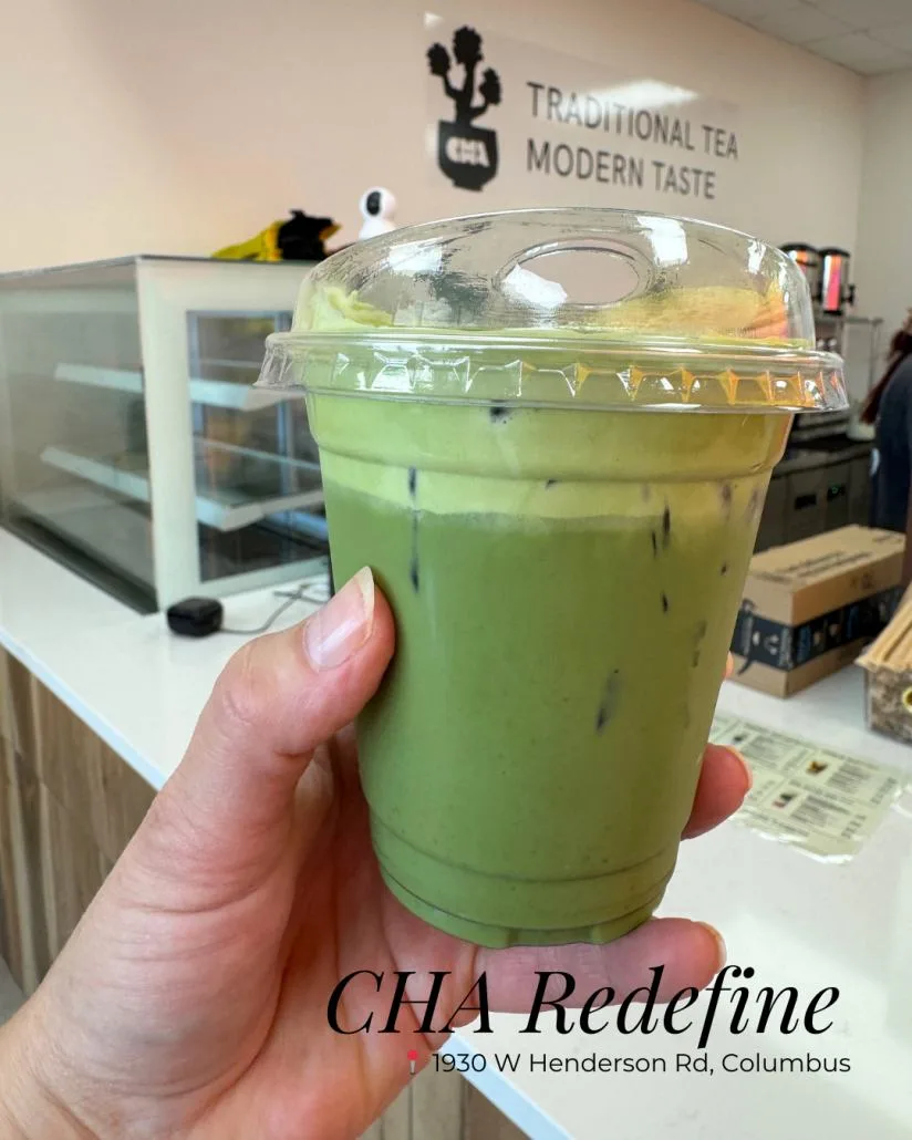 A matcha at CHA Redefine.