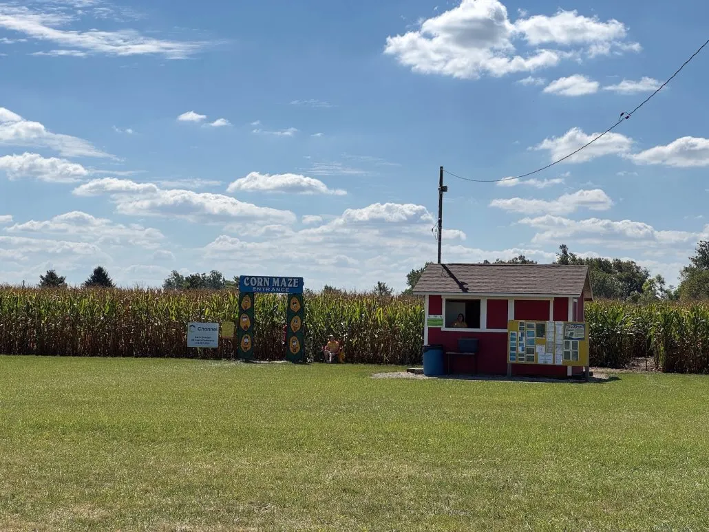 The Corn Maze at The MAiZE at Little Darby Creek.