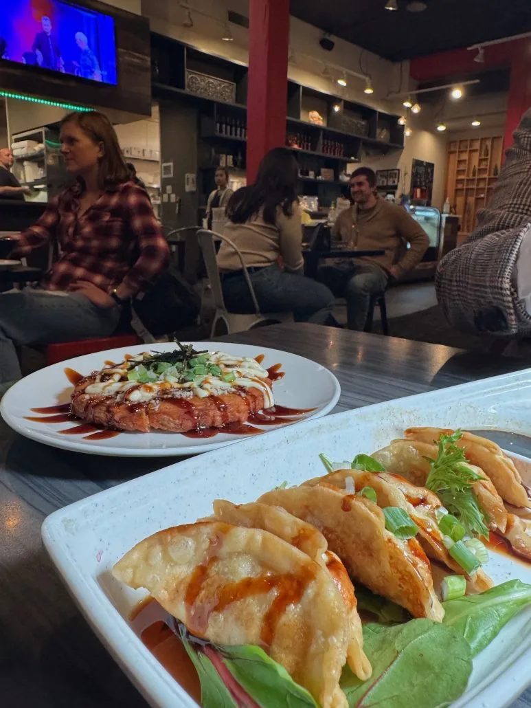 Two appetizers at Tiger + Lily.